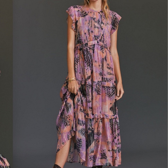 Anthropologie Verb Pallavi Singhee Tie Dye Maxi Dress - Picture 5 of 10